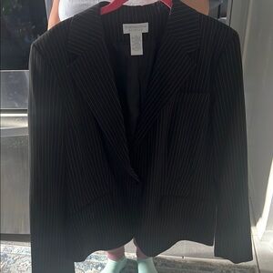Worthington Black Pinstripe Jacket